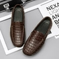 thumbnail image 6 of Big Size Men's Casual Loafers Slip On Leather Shoes Comfortable Lightweight Driving Shoes Male Moccasins Classic Penny Loafer Flats Boat Shoes Outdoor Walking Shoes, 6 of 16