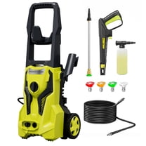 Pressure Washer Power Washer 4800PSIMAX with Foam Cannon and Nozzles, High Pressure Cleaning Machine with 25ft Hose for Car Home Outdoor Driveway Patio