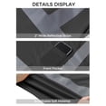 thumbnail image 2 of Ubon Men's 3-Pack Reflective T-Shirt Short Sleeve Shirt Construction Work Tee Pure Black 2XL, 2 of 9