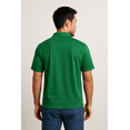 thumbnail image 3 of Expert Brand Men's Oxymesh™ Dry Fit Athletic Polo Shirt, Forest Green, XL, 3 of 7