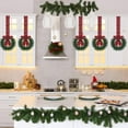 thumbnail image 7 of 12PCS 12In Mini Christmas Wreaths | Small Holiday Wreaths with Red Bow & Berries | Cabinet, Door, Window & Wall Xmas Decorations | Indoor/Outdoor Holiday Décor, 7 of 7