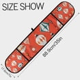 thumbnail image 3 of Yayeee Double Oven Mitt Kitchen Heat Resistant Baking 35" x7" Quilted Glove, Retro Christmas Ornaments Pattern, 3 of 6