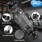 Electric Protein Shaker Bottle, 24 oz USB C Rechargeable Electric Mixer, Shaker Cups for Protein Shakes and Meal Replacements, Portable Blender Self Mixing Cup for Gym Workout, Black