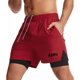 thumbnail image 1 of Gym Short Con Licra Deportiva 2 En 1 Correr Calidad Asrv Bk, 1 of 8