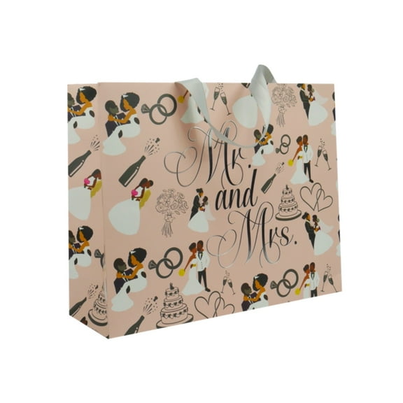 Celebrate Blackness Celebrate Wedding Gift Bag featuring African American Melanin Black Couples Wife Husband