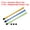 Gold,Blue,Green, variant on Unique Bargains 3pcs Stylus Pens for Touch Screens Slim Universal Capacitive Stylus Pen with 3 Extra Tips, Black/Silver/Green