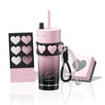 thumbnail image 1 of Vaso Sidagar de acero inoxidable 710 ml con tapa y color rosa pajizo, 1 of 9
