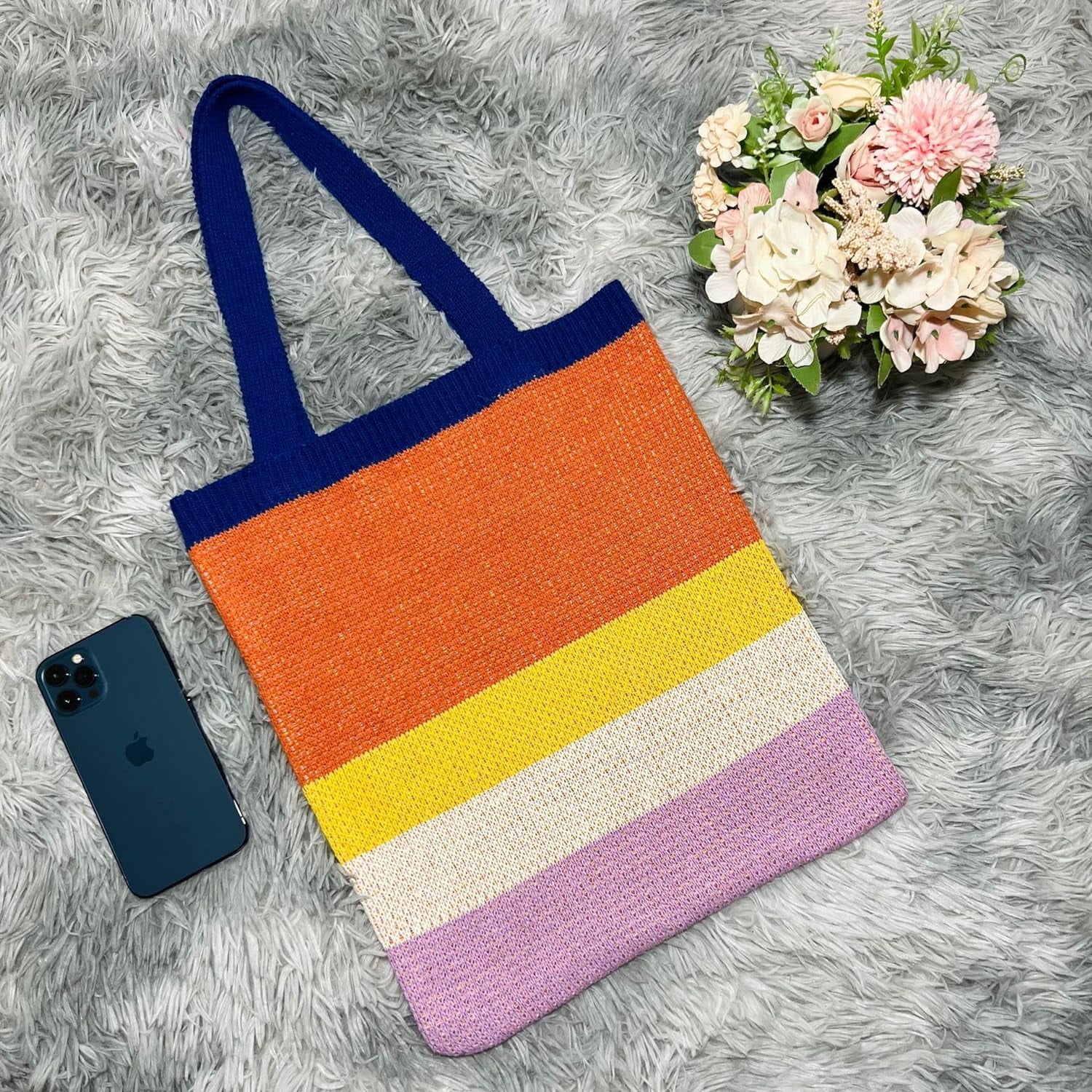 Kukuzhu Crochet Tote Bag Aesthetic Tote Bag Aesthetic Y2k Tote Bag Aesthetic Y2k Cute Tote Bags Aesthetic