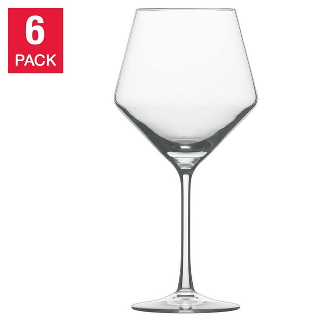 Fortessa Pure Burgundy 700.9 mL (23.7 oz.) Wine Glass Set, 6-piece
