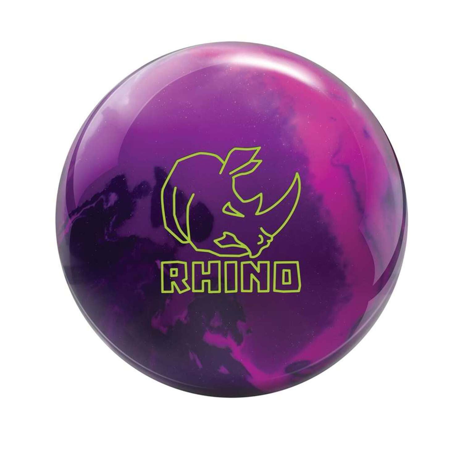 Brunswick Rhino Magenta Purple Navy Bowling Ball - 10lbs