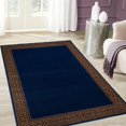 thumbnail image 1 of Allstar Blue Woven High Quality Rug. Traditional. Persian. Flower. Western. Design Area Rug (7' 7" x 10' 6"), 1 of 6