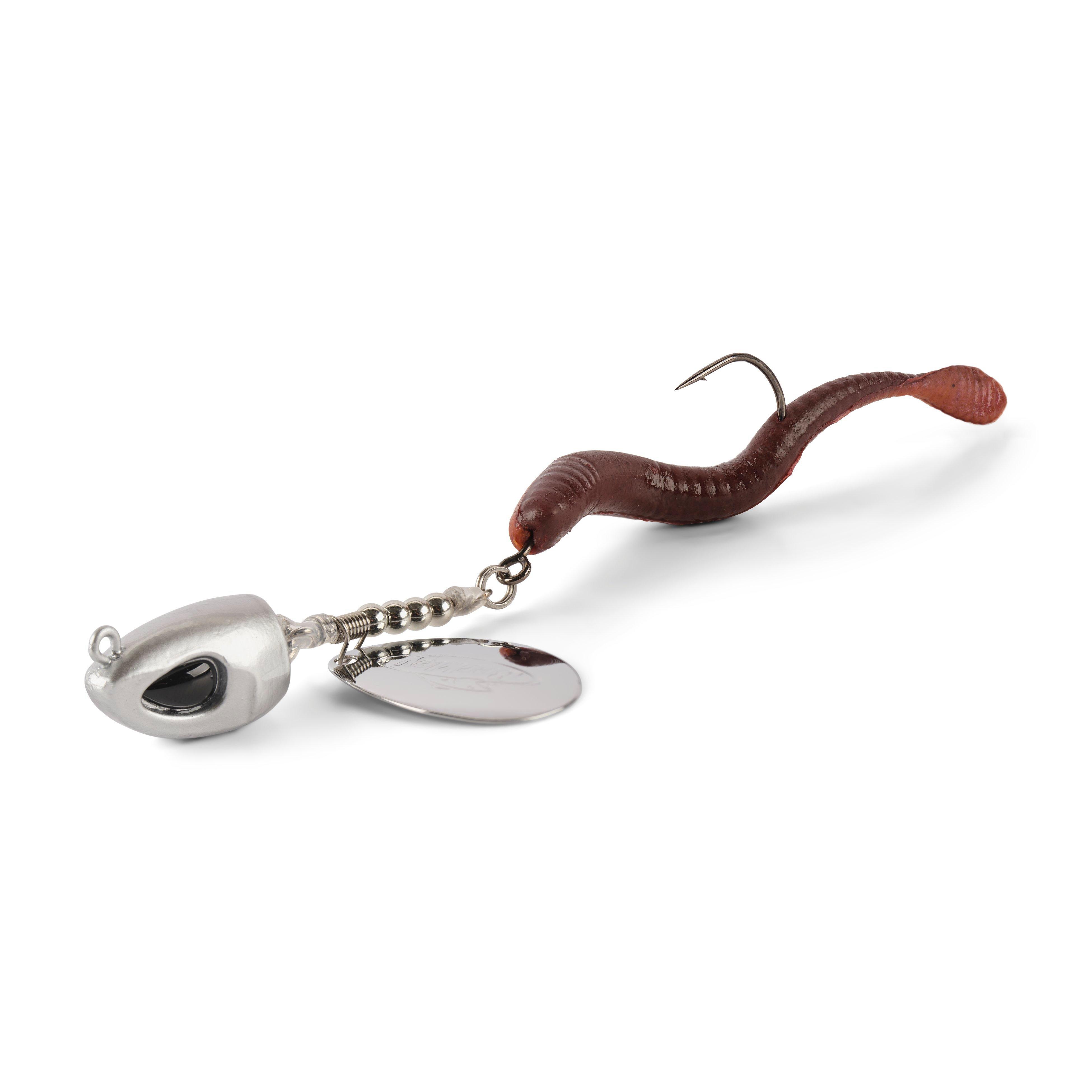 Berkley Bladed Rawler Jig, 1/0, Straight Chrome