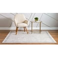 thumbnail image 4 of Rugs.com Oregon Collection Rug – 8 Ft Square Ivory Low-Pile Rug Perfect For Living Rooms, Kitchens, Entryways, 4 of 9