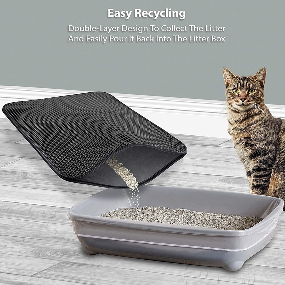 Cat Litter Trapper Litter Mat, Cat Mat, Litter Box Mat Water Proof