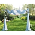 thumbnail image 5 of WARM HOME DESIGNS 6 Yards Dusty Blue Chiffon Fabric for Kitchen or Wedding Arch Decorations. CF 216 D BLUE, 5 of 5