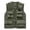 ZA-Army Green mens vest, variant on Men's Lightweight Multi-Pocket Outdoor Fishing Travel Work Outerwear Vests (Men's XXL)