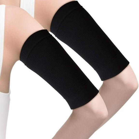 BlinkLLX 4 Pairs Black Upper Arm Shaper Compression for Women Flabby Arm Compression Elastic Shapers Sport Fitness Slimming(Black)
