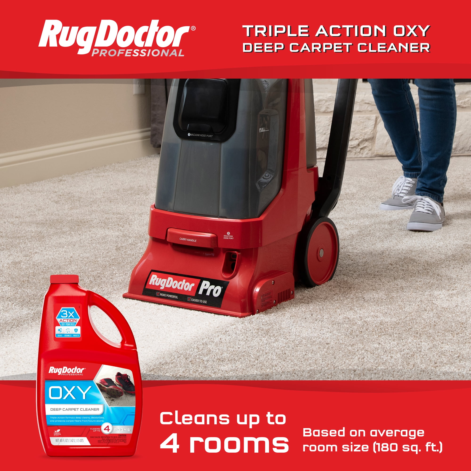 Red Rug Doctor Deep Carpet Cleaner 