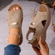 thumbnail image 2 of Sandalias de Cuña de las Mujeres Casuales de Moda Gruesa Parte Inferior de la Playa Estilo de la Boca de los Peces Sandalias de Verano de las Mujeres, 2 of 9