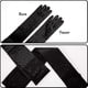 thumbnail image 4 of Guantes de satén Vevor codo largo 21 pulgadas negros para ópera fiesta nocturna, 4 of 5