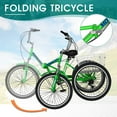 thumbnail image 2 of MOONCOOL Folding Tricycle for Adults, 24/26 inch 7 Speed Adult Foldable Tricycle with Large Basket for Shopping Exercise Recreation, 2 of 14