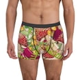 thumbnail image 1 of Balery Bright Mushrooms Calzoncillos bóxer para hombre, ropa interior de algodón suave y transpirable con cinturilla de nailon-X-Large, 1 of 5