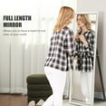 thumbnail image 4 of HOMCOM Full Length Mirror Standing Leaning Wall 64" x 21" White, 4 of 10