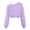 C191 Purple, variant on CONZONE Girls Summer Tops Long Sleeve Off Shoulder Solid Color Crop Tops For Girls Fashion Children T-Shirts Size 9-10 Years Black