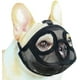 thumbnail image 2 of Bozal De Malla para Perros Bozal Corto para Perros Bozal para Perros Bozal para Perros De Malla Transpirable Ajustable Bozal para Perros Bozal para Morder Masticar Ladrar Máscara De Perro, Negro, M Rojo Verde, 2 of 5