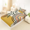 thumbnail image 4 of Erosebridal Minimalist Twin Sheet Sets, Mid Century Artwork Bedding, 1 Flat Sheet, 1 Fitted Sheet and 1 Pillowcase, 4 of 5