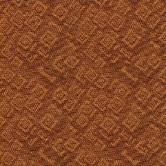 Ahgly Company Machine Washable Indoor Square Transitional Orange Red Orange Area Rugs, 8' Square