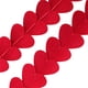 thumbnail image 4 of Cortina de puerta para San Valentín | Guirnalda de corazones rojos de tela no tejida | 40 hojas | Artículos románticos para bodas | Decoración colgante fácil de hacer para ventanas y oficinas, 4 of 6