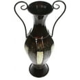thumbnail image 5 of Hosley 26 Inch High Tall 2 Toned Multi-color Metal Vase with Handles, 5 of 8