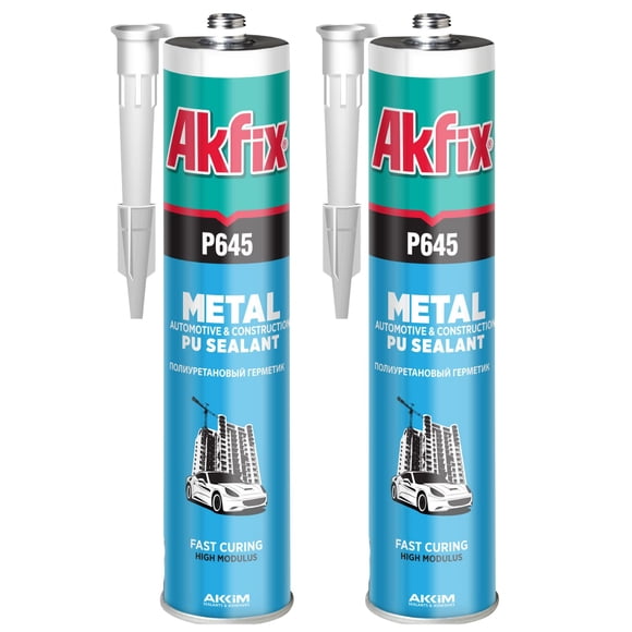 Sellador Akfix P645 PU Metal Blanco 2 x 287 ml