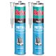 thumbnail image 1 of Sellador Akfix P645 PU Metal Blanco 2 x 287 ml, 1 of 7