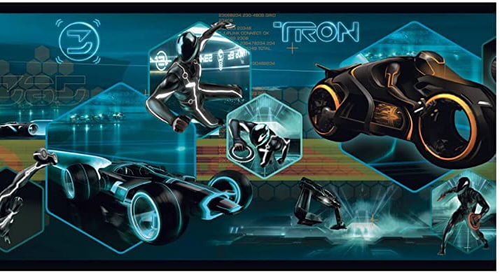879555 Disney Tron Wallpaper Border DK6066bd