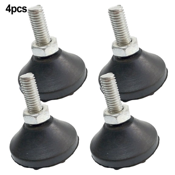4Pc Leveling Screw Foot Pads Non-Slip For Exercise Bike Fitness Equipment