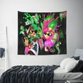 thumbnail image 6 of Splatoon Wall Tapestry Cartoon Poster Wall Hanging Tapestry for College Dorm Living Room Bedroom Decoration 40x60 Inch, 6 of 7