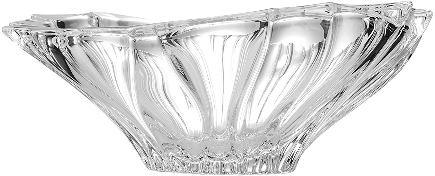 Q93251, 13'' Crystal Fruit Bowl, Elegant Candy Vase, Wedding Gift