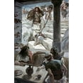 thumbnail image 2 of Tissot, James 13x18 White Modern Wood Framed Museum Art Print Titled - David Returns To Achish, 2 of 4