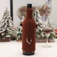 thumbnail image 2 of Entireivity 2pcs Wine Bottle Covers Wine Bottle Sweaters Bottle Protectors Xmas Party Decors, 2 of 8