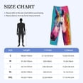 thumbnail image 4 of Lsque Watercolor White Horse Print Men's Pajama Pants, Lounge Pant - Comfortable Home Wear,Elastic Waistband, Stylish Design-Large, 4 of 9