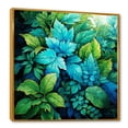 thumbnail image 2 of Designart "Peppermint Breeze of Herbs IV" Floral Framed Wall Art - Green Herbs Bedroom Framed Canvas Wall Art, 2 of 6