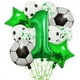 thumbnail image 4 of 11 globos de helio para decoración de fiestas de cumpleaños de fútbol, de 32 pulgadas, color verde y azul, para niños y niñas, 4 of 5