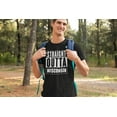 thumbnail image 2 of Old Glory Mens Straight Outta Wisconsin Short Sleeve Graphic T Shirt, 2 of 6