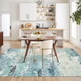 thumbnail image 5 of Garvee 9x12 Modern Abstract Area Rug Machine Washable Rug, Soft Non-Slip Indoor Carpet for Living Room Bedroom Home Office, Blue, 5 of 8