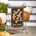 thumbnail image 2 of Candy Corn Greetings Garden Lustre Flag, 2 of 2