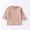 Khaki, variant on Nrmvnmi Toddler Turtleneck Baby Boy Girl Solid Color Long Sleeve Shirt Mock Neck Shirt Turtleneck Blouse Brown-2-3Years