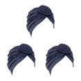 thumbnail image 2 of Minnieouse Turbante Nudo Musulmán Interior Hijab Sombrero Elástico Superficie Sombreros Pérdida Bonnet Cabeza Decoración para Mujeres Type1 NO1, 2 of 6