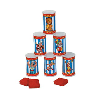 Red Carnival Rings (12 Pieces) 2.5. Carnival Ring Toss Game. Plastic